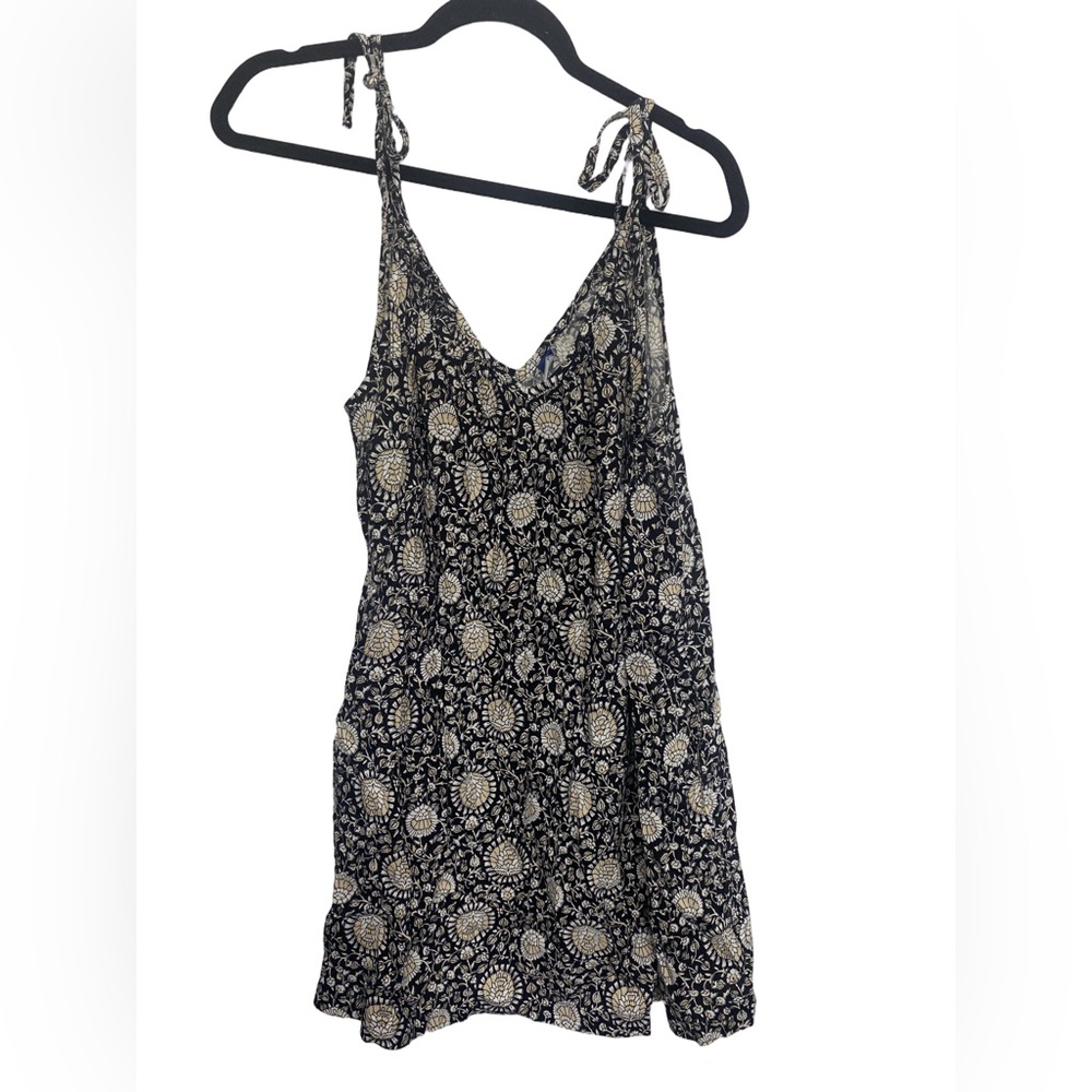 Old Navy Floral Tie-Strap V-Neck Mini Dress - Size M